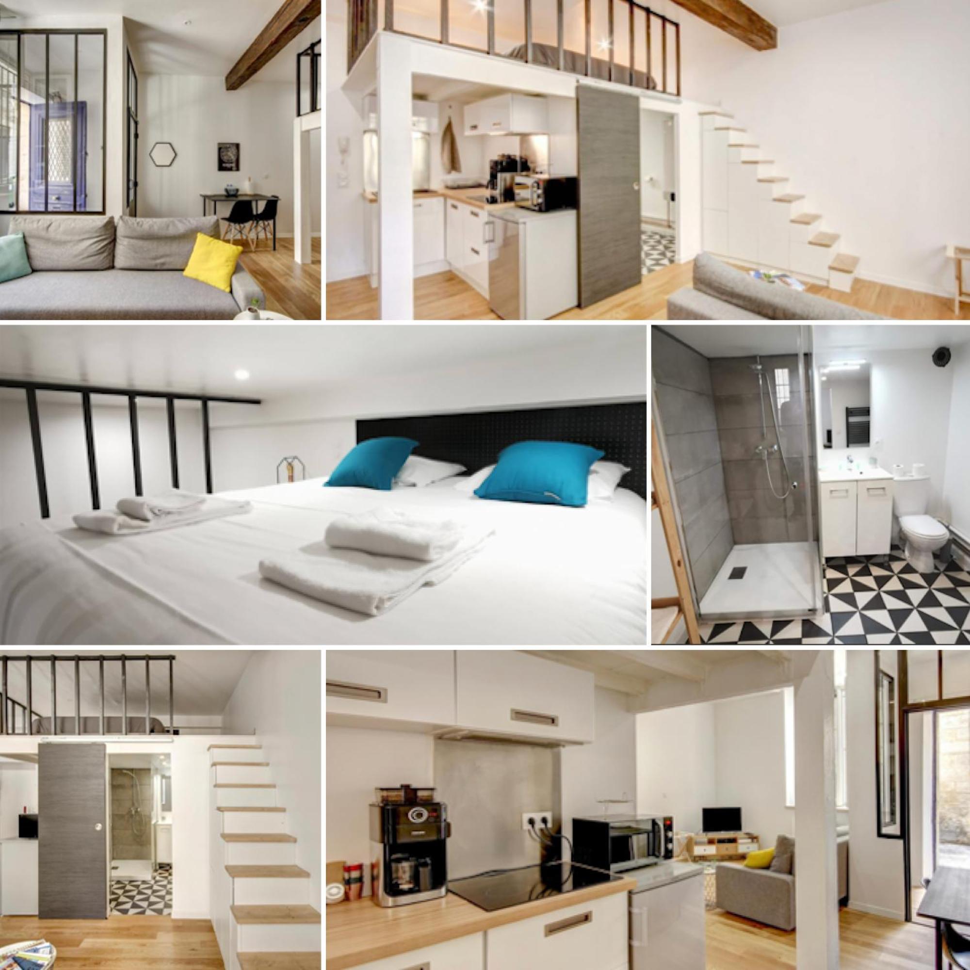 Charmant Studio Loft Au Coeur De Бордо Экстерьер фото